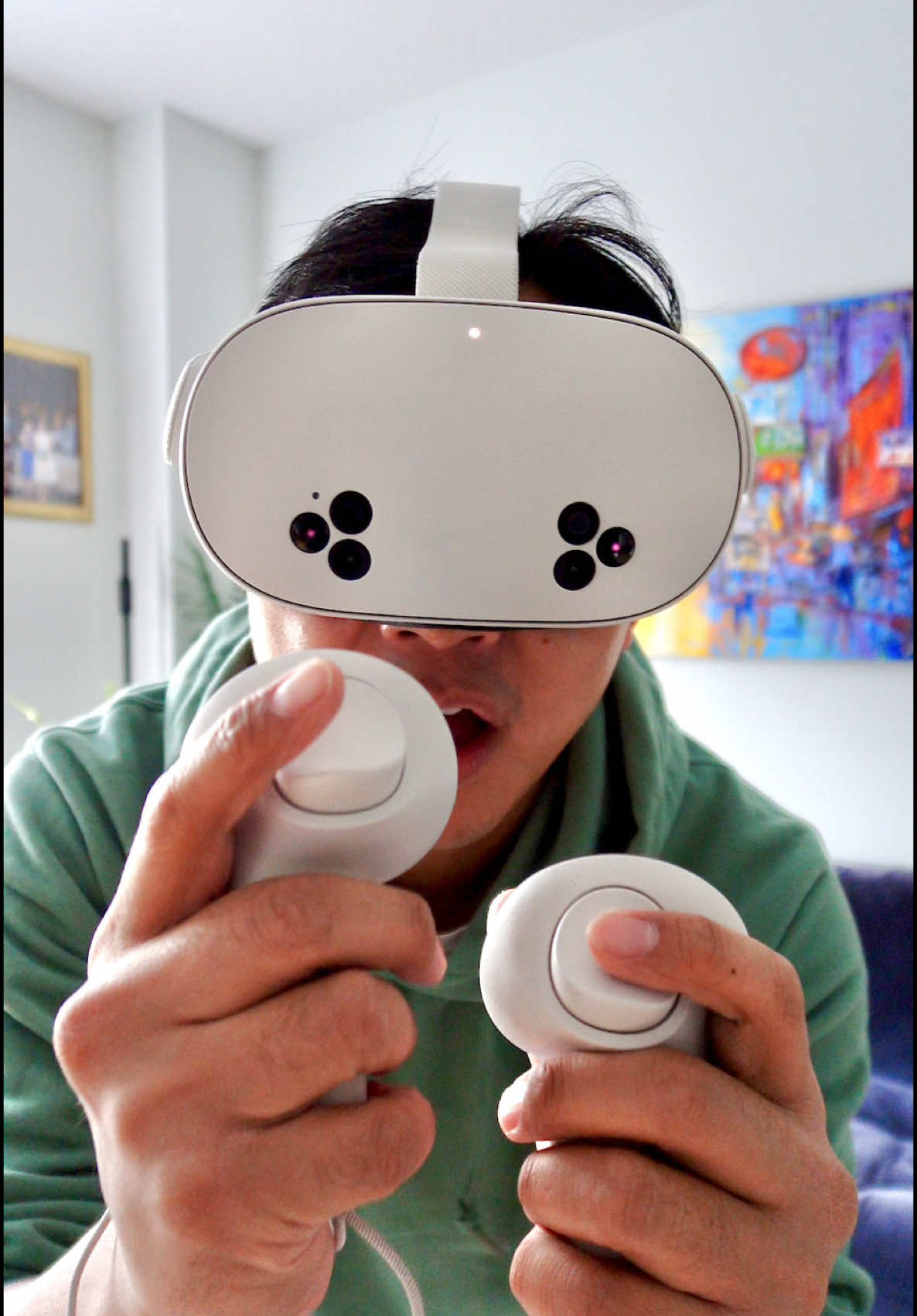 TikTok post by @gunnarolla for Best Buy. Caption reads: #ad The @Meta Quest 3S is your gateway to the....