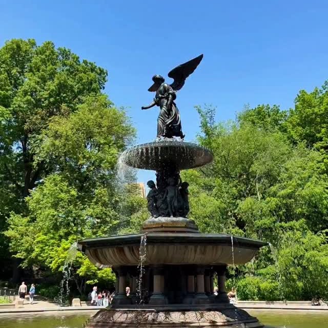 Instagram post by @the_nyc_ig for Visit The USA. Caption reads: Escape the NYC bustle and immerse yourself in....