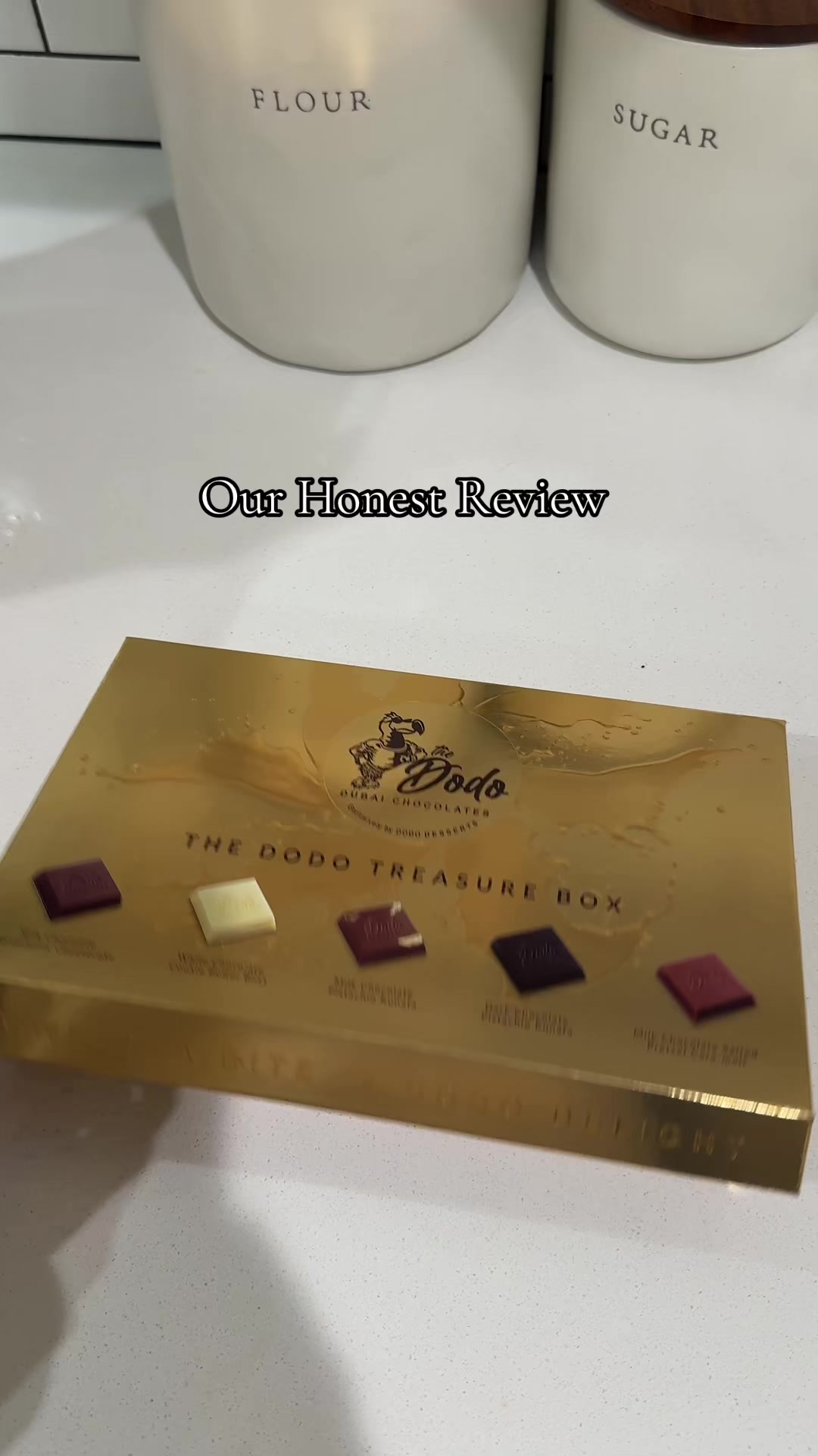 TikTok post by @texasmomma24 for Dodo Chocolates. Caption reads: [...] while it’s on sale. 💘🍫 @The Dodo....