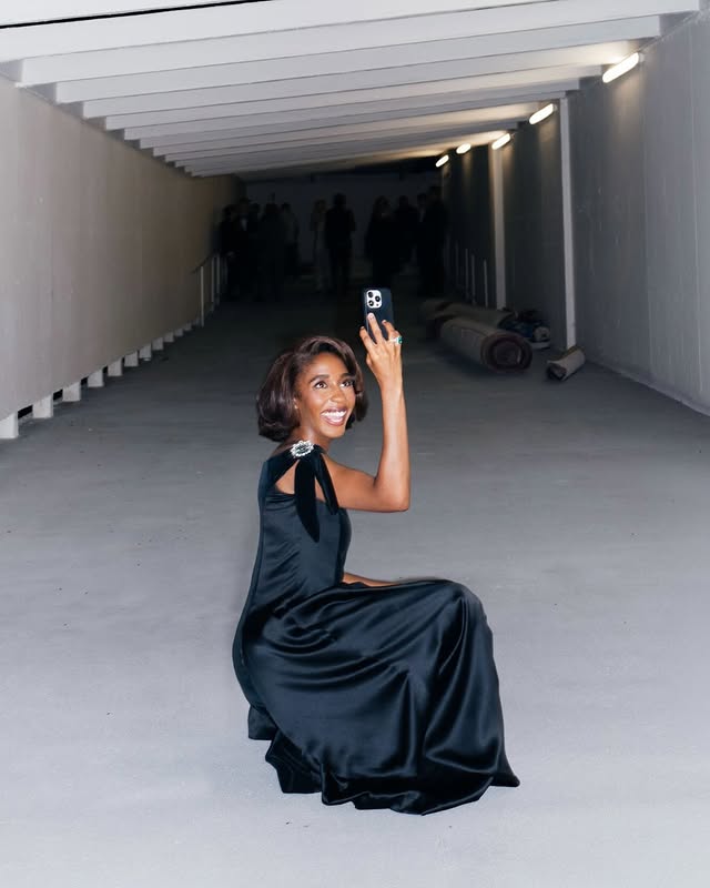 Instagram post by @germanlarkin for Vanity Fair. Caption reads: If you couldn’t attend the 2026 Golden Globes in....