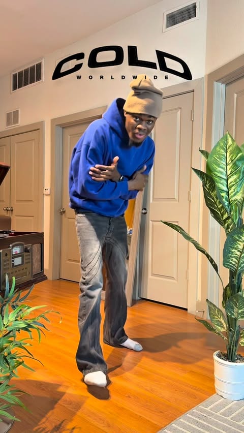 Instagram post by @peyton.gq for Cold Culture. Caption reads: [...] Puffer Jacket for this COLD weather …....