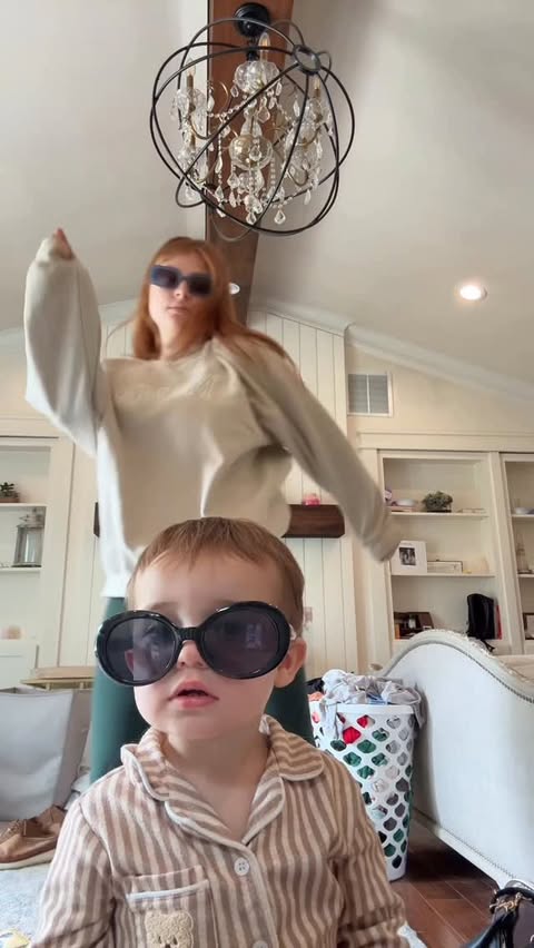 Instagram post by @keeleyelise for Zenni. Caption reads: it’s honest work raising my child to be the life....