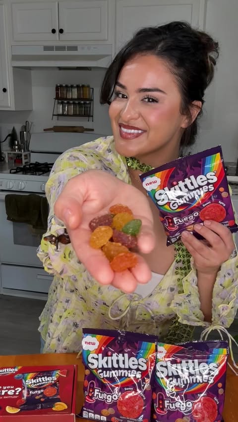 Instagram post by @cboothangcooks for SKITTLES. Caption reads: #SKITTLES_Partner

Sweet. Spicy. SKITTLES®. [...].