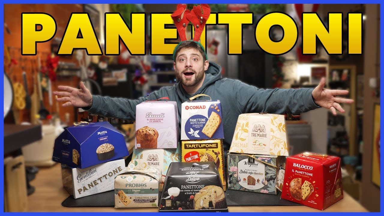 YouTube post by @Prattquello for Pampling. Caption reads: SUPER_DEF_03 PANETTONI | PRATTQUELLO.