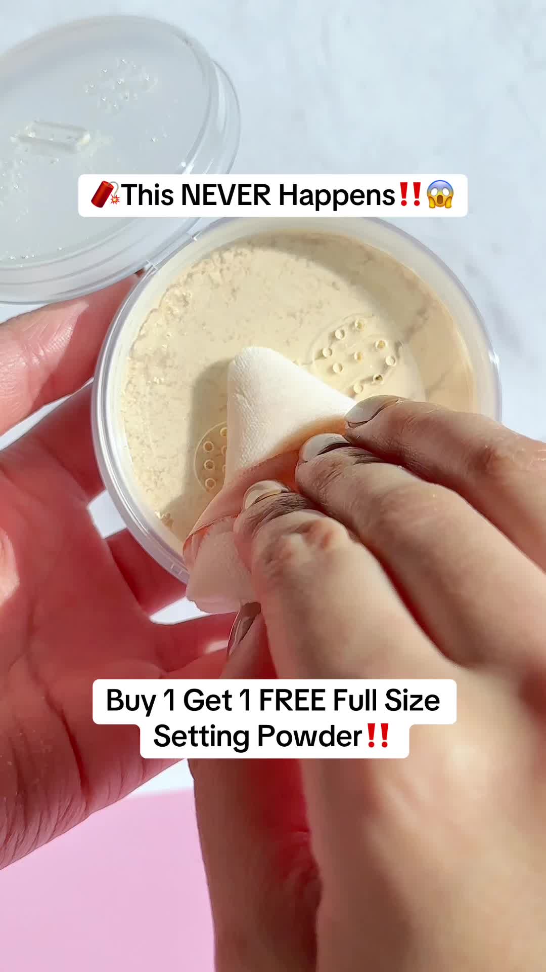 TikTok post by @treasuredbeautyfinds for ONE SIZE BEAUTY. Caption reads: Hurry before you’re too late‼️⏰ 🚨 @ONE SIZE....