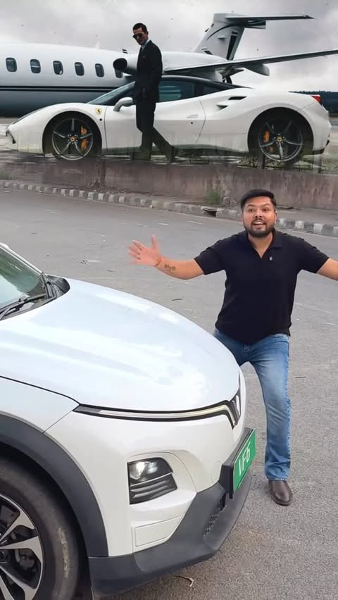Instagram post by @bhaiyajigadi for VinFast. Caption reads: VinFast VF6 is bringing premium EV vibes at best....