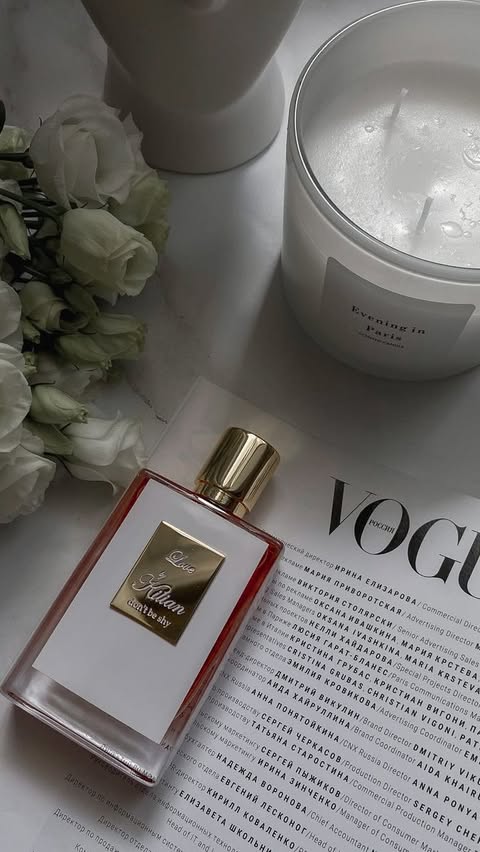 Instagram post by @goozdeyle for KILIAN PARIS. Caption reads: Her Majesty @kilianparis #perfumeaddict reklam.