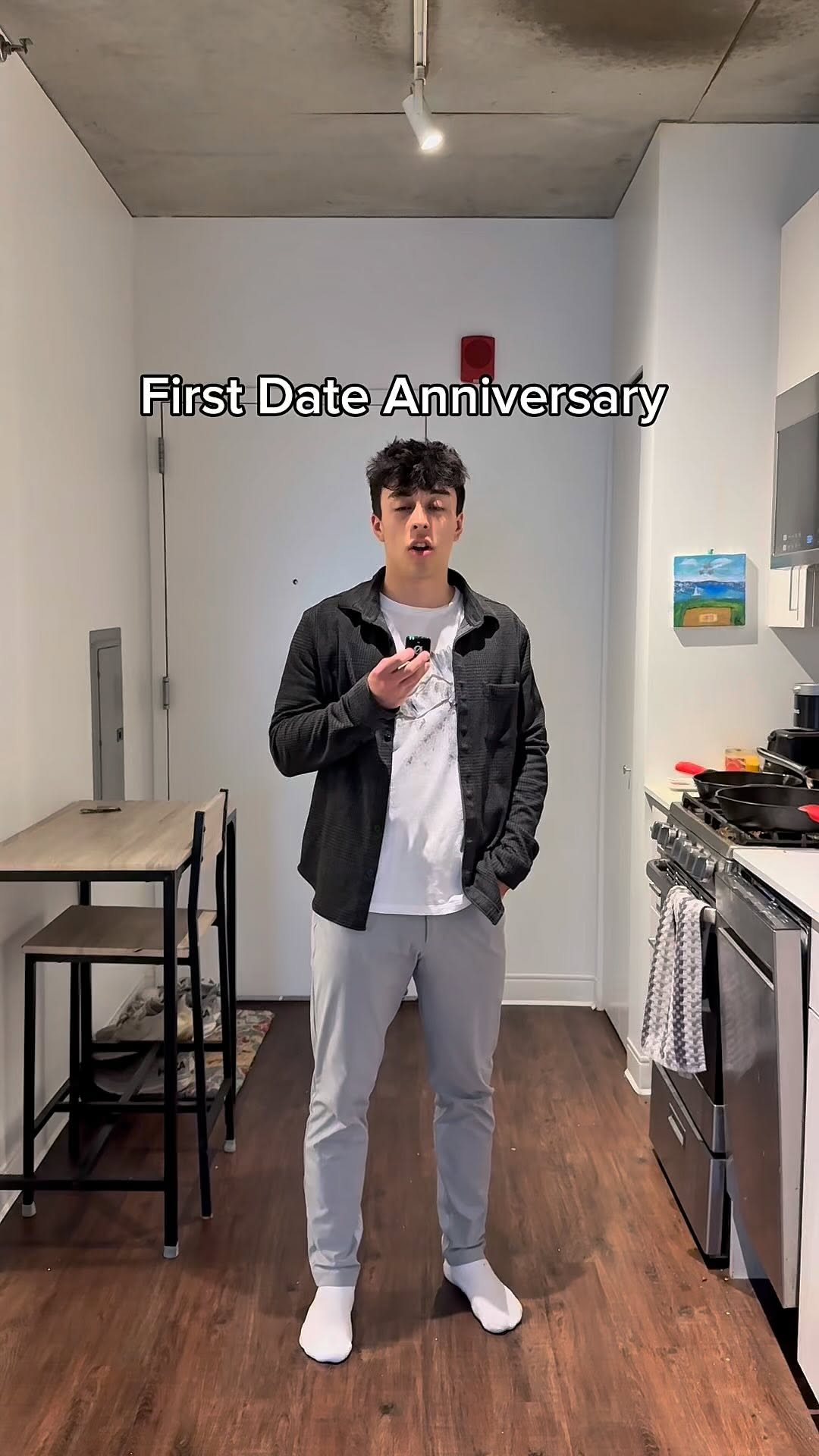Instagram post by @andrewsdailyday for Groupon. Caption reads: First date anniversary with my girlfriend at....