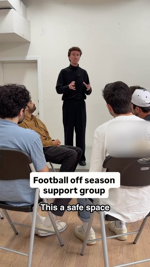 Instagram post by @trevorwallace for DraftKings. Caption reads: [...] Off Season Support Group #DKPartner....