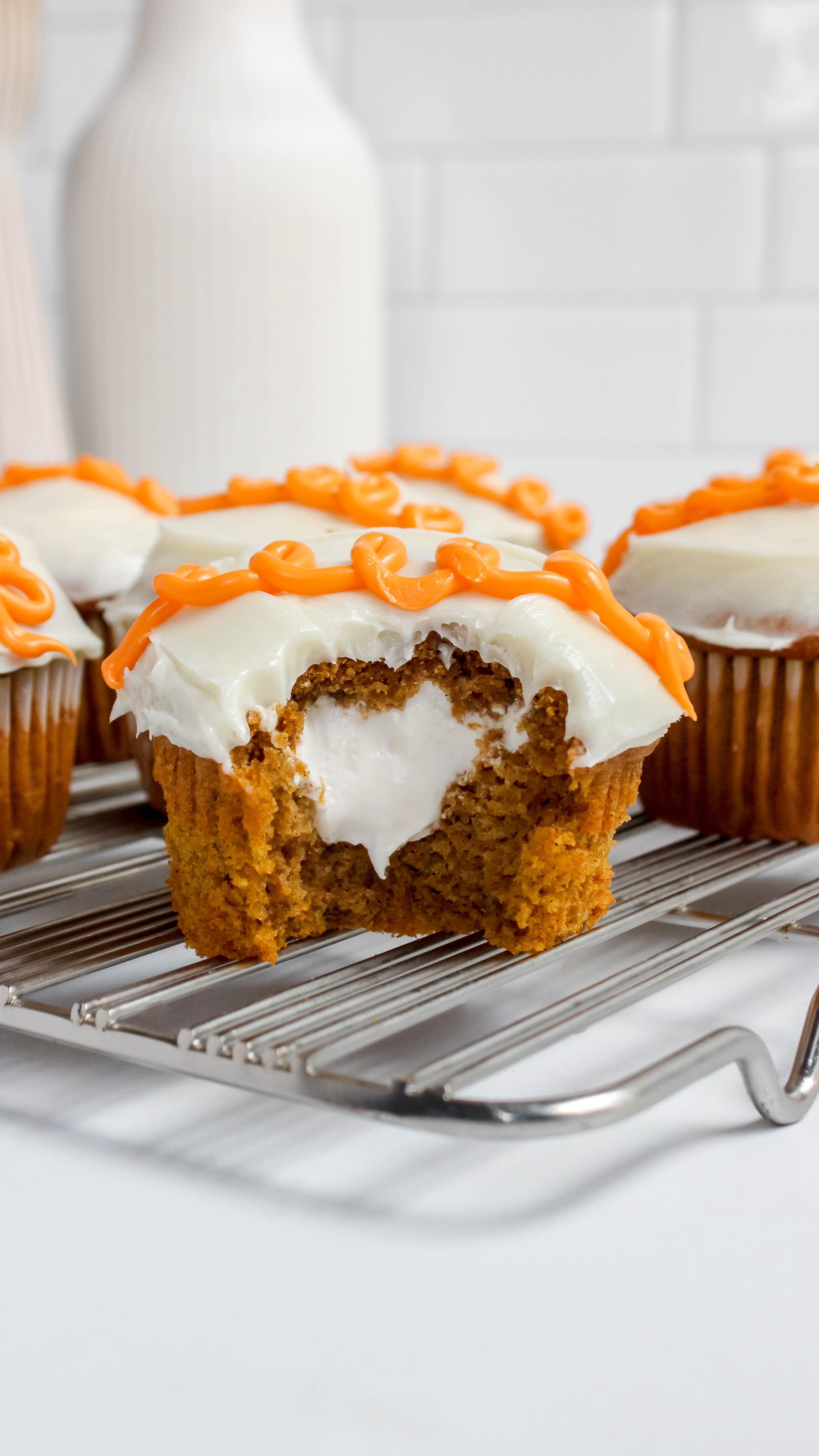 Instagram post by @mymessykitchenn for Betty Crocker. Caption reads: Bringing back allll the fall snack cake nostalgia....