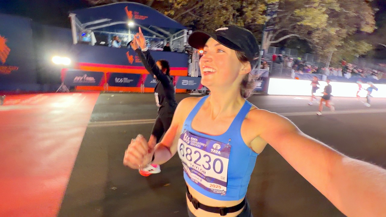 YouTube post by @TaylorBell for ClassPass. Caption reads: I Ran the NYC Marathon... with no experience.