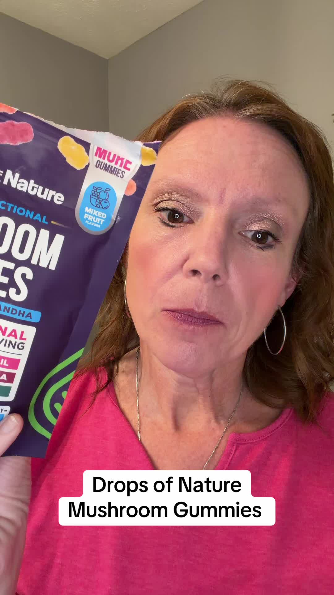 TikTok post by @amyjohighfield for Drops of Nature. Caption reads: [...] #ashwagandha #ashwagandhabenefits @Drops Of....