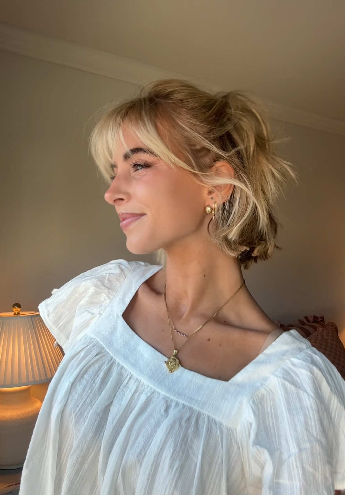 TikTok post by @kennadi.laine for Sebastian Professional. Caption reads: [...] bob hairstyles using Shaper Hairsprays....