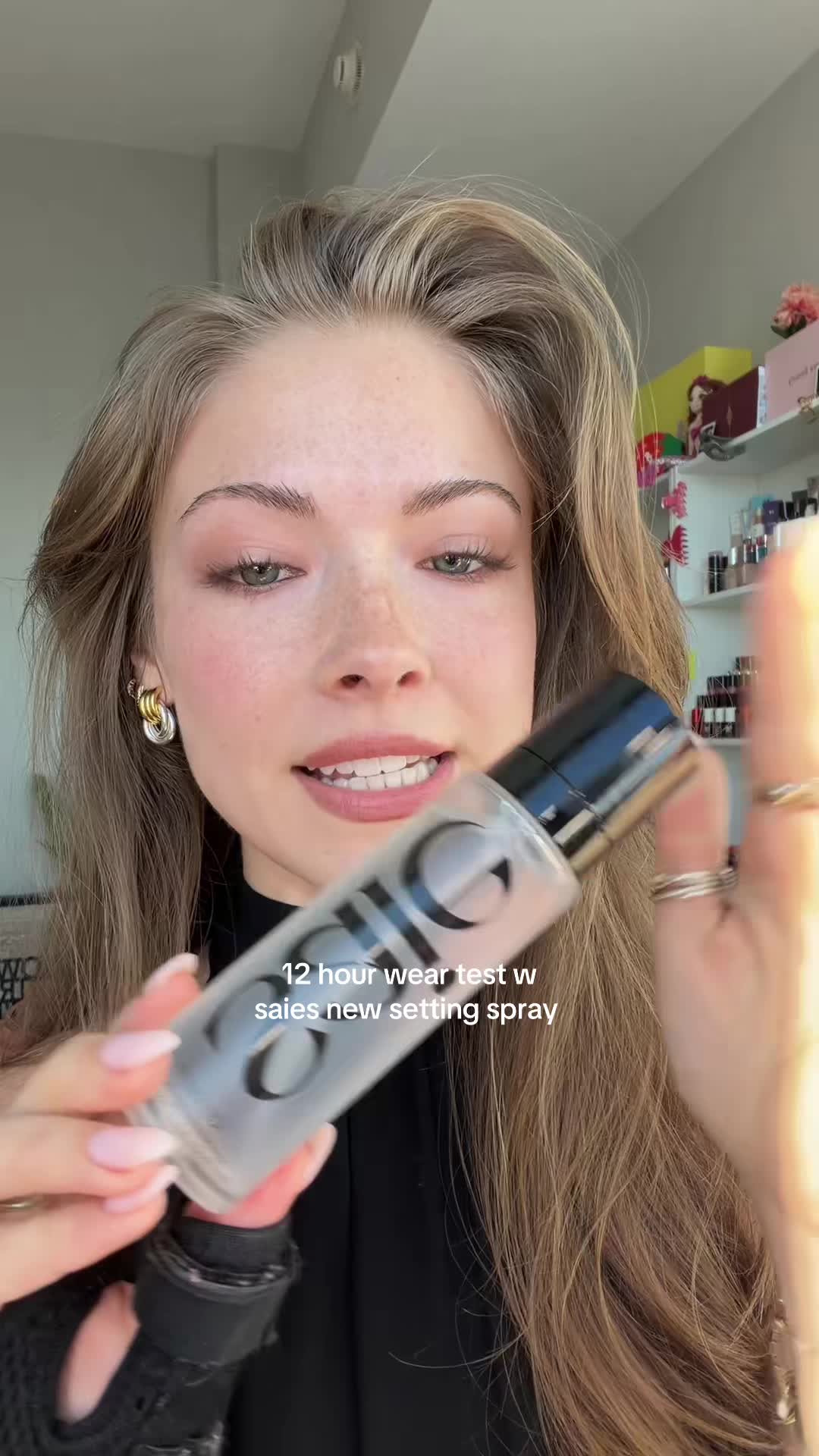 TikTok post by @kayla.ryann for Saie hello. Caption reads: how do you guys think it performed? 😳 I....