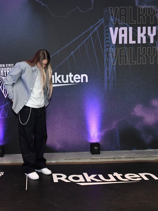 Instagram post by @katemartin for Rakuten. Caption reads: [...] my IG story to shop it at @saks with....