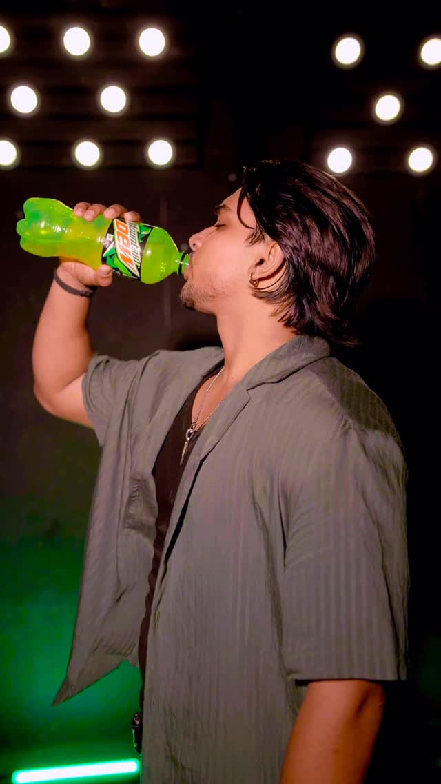 Instagram post by @abhishekofficial.15 for Mountain Dew. Caption reads: Get your moves on, get your grooves on🚀

Make....