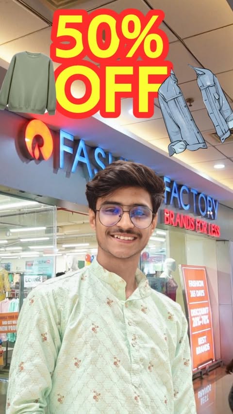 Instagram post by @foodiebangali_ for Fashion Factory. Caption reads: [...] Exchange Festival is Back at Fashion....