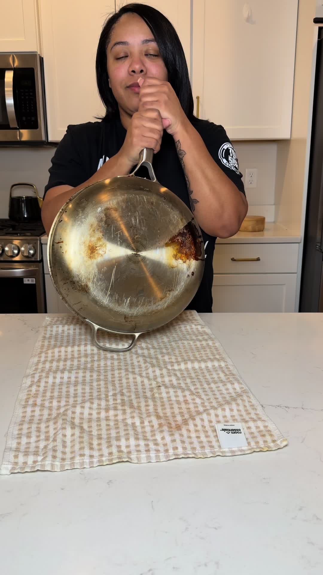 TikTok post by @kimmyskreations for Scrub Daddy. Caption reads: When it comes to cleaning, @Scrub Daddy is the way....