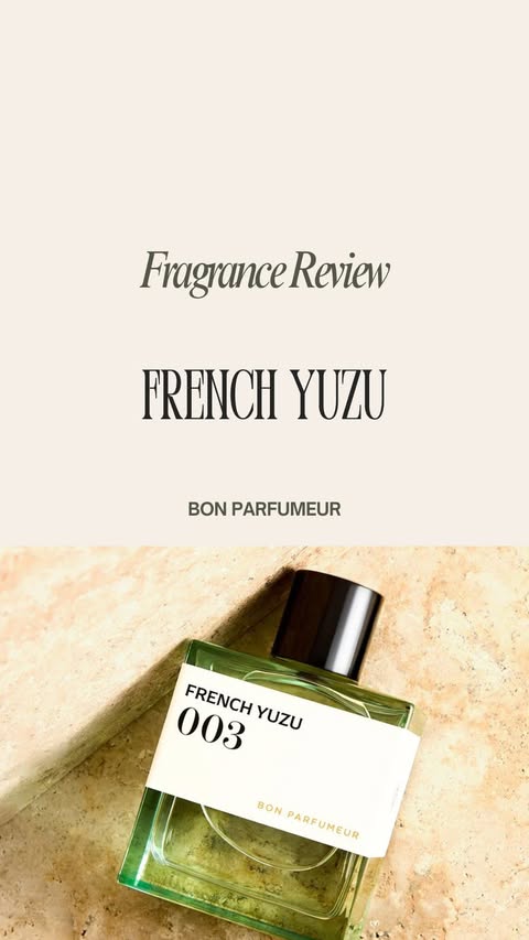 Instagram post by @jessescentials for Bon Parfumeur. Caption reads: [...] Fragrance Review 003 French Yuzu by Bon....