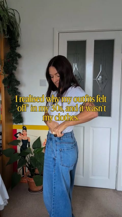 Instagram post by @lauradopamineoutfits for Abbott Lyon. Caption reads: I realised why my outfits felt ‘off’ in my 30s,....