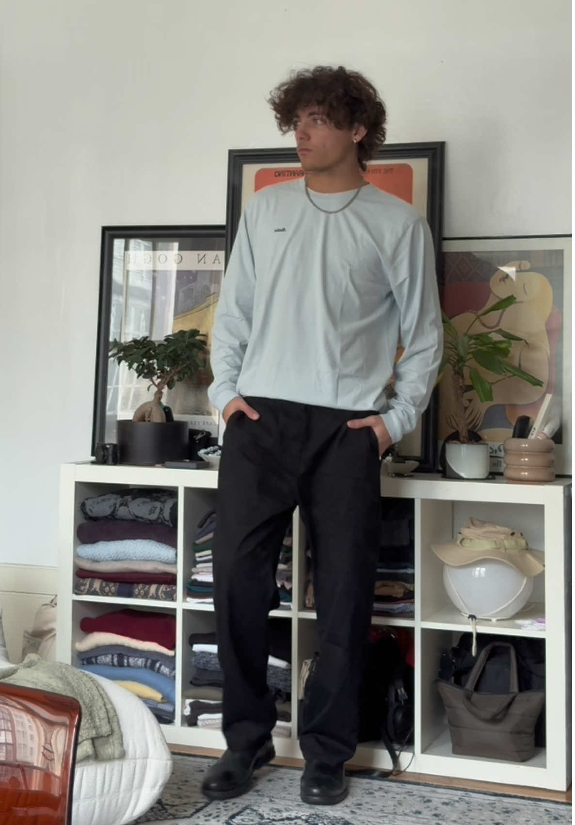 TikTok post by @lucas_voron for ThreadBeast. Caption reads: you’ve got mail 📦 @ThreadBeast #ootdmen....