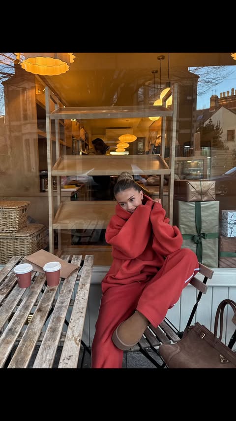 Instagram post by @holly_pedlar for Blakely Clothing. Caption reads: The only plans I’ll be making in January ☕️....