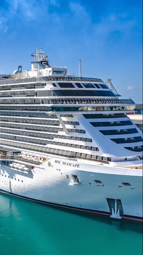 Instagram post by @remotepilotmike for MSC Cruises Official. Caption reads: .
.
#msc
#portmiami
#letsholiday
#msccruises
#mscs....