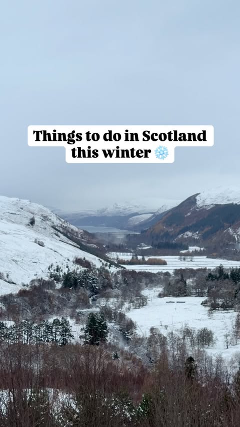 Instagram post by @we__roam for VisitScotland. Caption reads: [...] to your winter plans? #scotland....