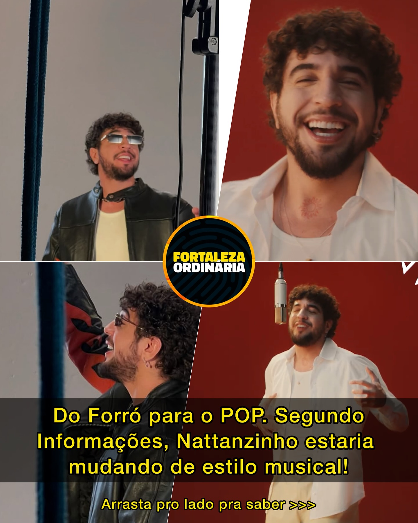 Instagram post by @fortalezaordinaria for Pringles. Caption reads: Cuida, meu povo!!! Um verdadeiro POP no São João!....