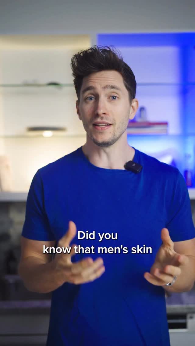 Instagram post by @doc.felix for NIVEA MEN. Caption reads: Anzeige: Attention, men are not the same as women!....