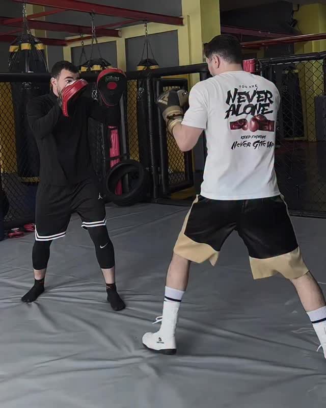 Instagram post by @naghiyevsaid for RDX Sports. Caption reads: BOXİNG ❤️‍🩹 #RDXSports #TeamRDX #boxing.