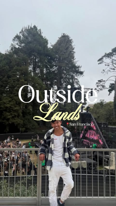 Instagram post by @andrewtourssf for Loop Earplugs. Caption reads: Outside Lands 2026 was such a blast!! I had the....