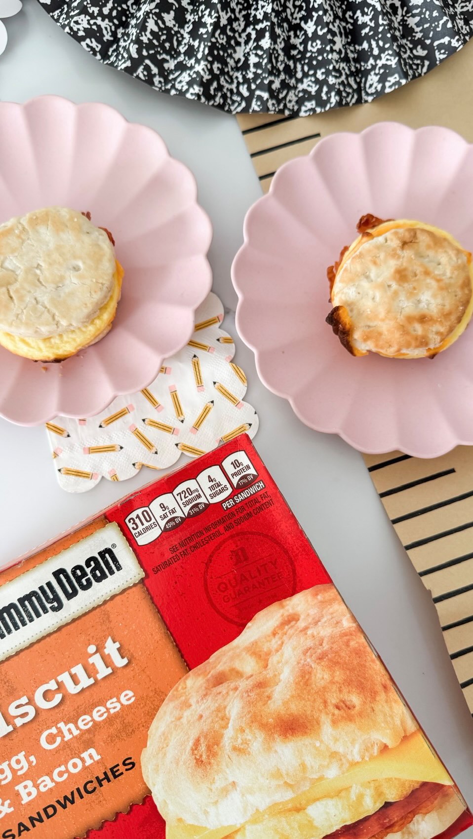 Instagram post by @mimimarkoblog for Easy Home Meals. Caption reads: #ad New school year, new school, and a whole new....