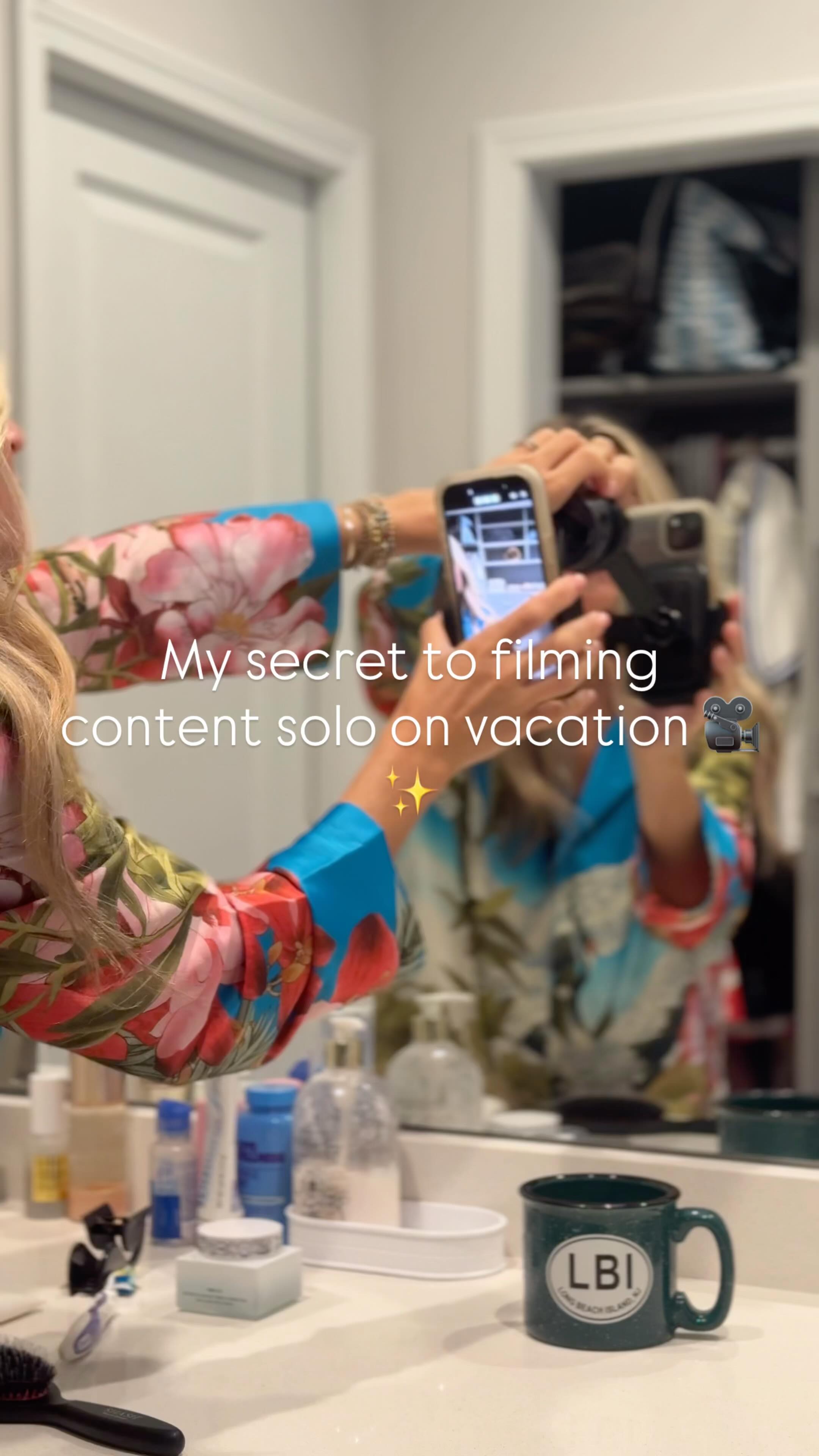 Instagram post by @ashmcshane for LISEN. Caption reads: [...] much easier — meet my suction cup MVP by....