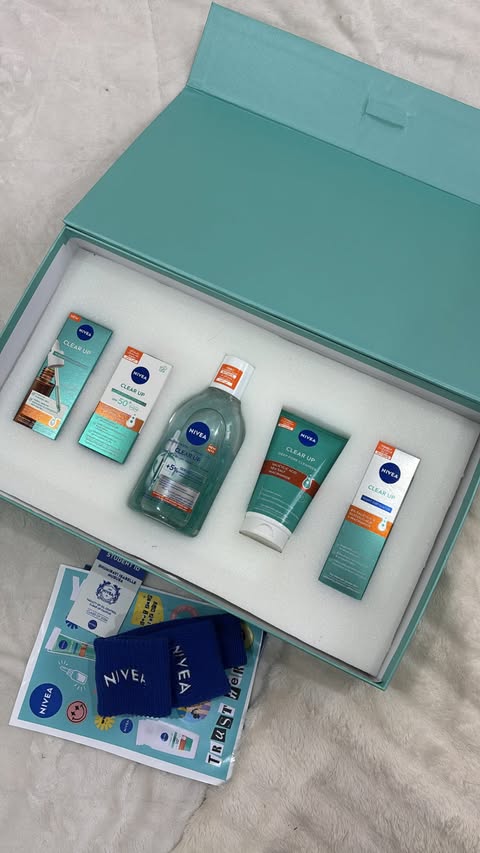 Instagram post by @shumiiee for NIVEA South Africa. Caption reads: [...] has entered its Clear Up era ✨....