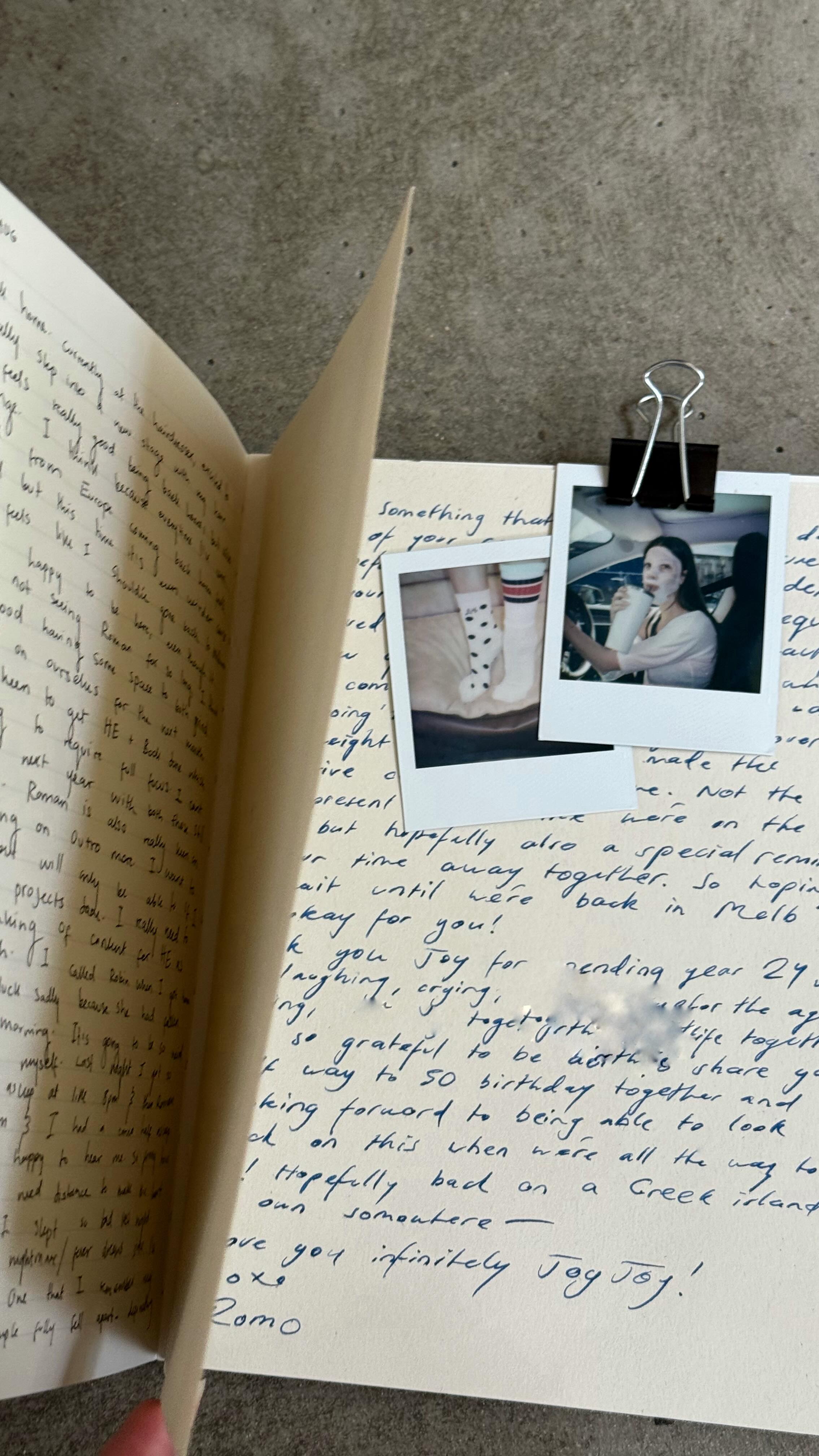 Instagram post by @joyishhhh for Polaroid. Caption reads: My favourite self-portraits don’t just capture how....