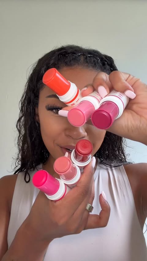 Instagram post by @leilanigreen for Bobbi Brown Cosmetics. Caption reads: The NEW @bobbibrown Skin Enhancer Multi Sticks do....