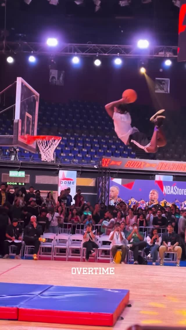 Instagram post by @overtimeishu for Visit California. Caption reads: From the streets to NBA house India to do....