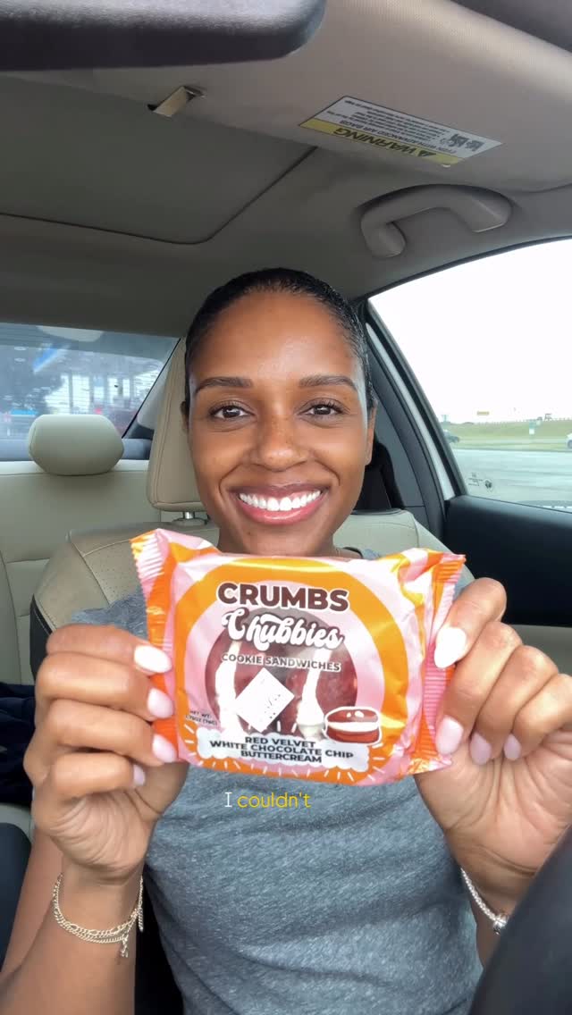 Instagram post by @iamchayawright for Original Crumbs. Caption reads: I’ve partnered with CRUMBS to try their delicious....