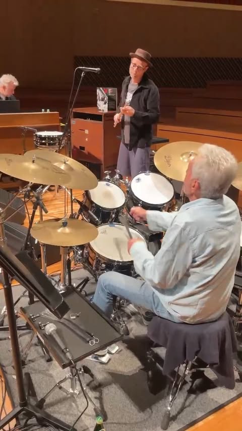 Instagram post by @dr.stevegadd for Yamaha. Caption reads: Solo performance by Steve Gadd during the BHG Tour....