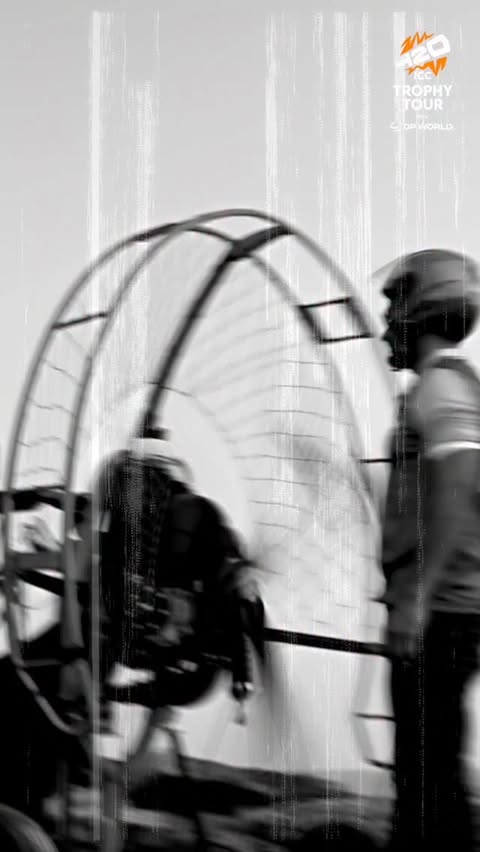 Instagram post by @icctrophytour for ICC T20 World Cup. Caption reads: A historical landmark and a bridge to the world!....