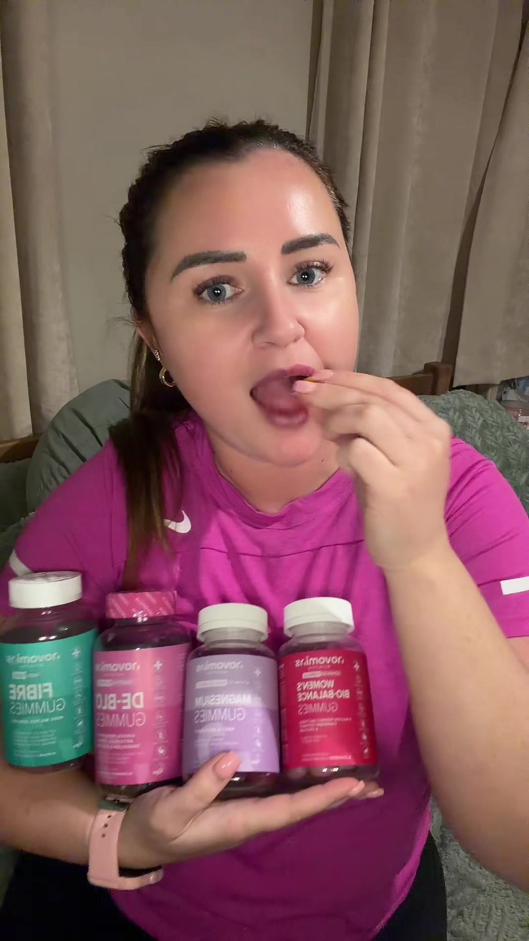 TikTok post by @amykelly2191 for Novomins. Caption reads: [...] were not in a deficit after all 😆 @Novomins....