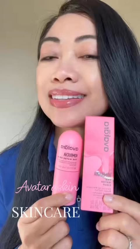 Instagram post by @hafachamorita for Avatara Skin. Caption reads: [...] milky serum hydrates and balances.....