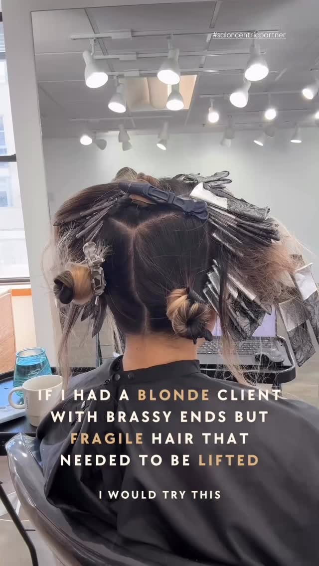 Instagram post by @adriennedara for SalonCentric. Caption reads: #SalonCentricPartner ❤️IF YOU WANT TO SEE MORE....