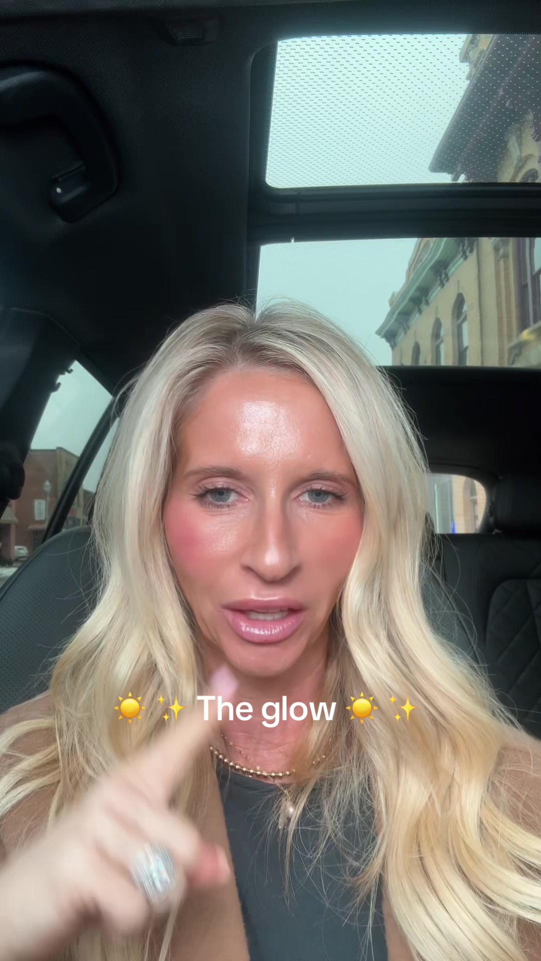 TikTok post by @kimparkerbeam_home for d’Alba. Caption reads: This is such a YES!!!!!! Trust me😍#skincare....