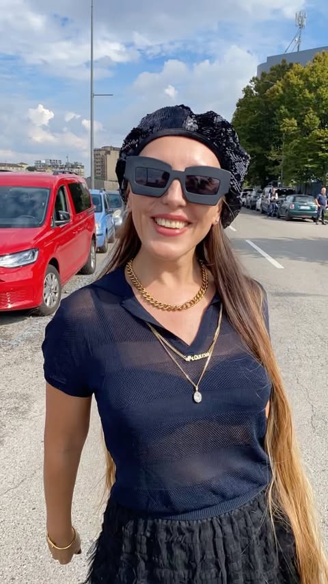 Instagram post by @nuriya.official for Vanity Fair. Caption reads: Going PRADA #mfw #nuriya_official #fyp #prada....