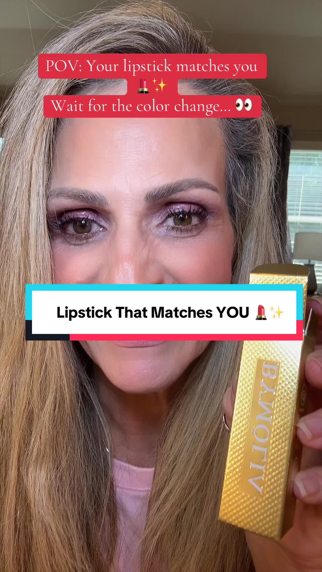 TikTok post by @ambeauty50 for Bymolia Beauty. Caption reads: Okayyy this @Bymolia Beauty color changing....