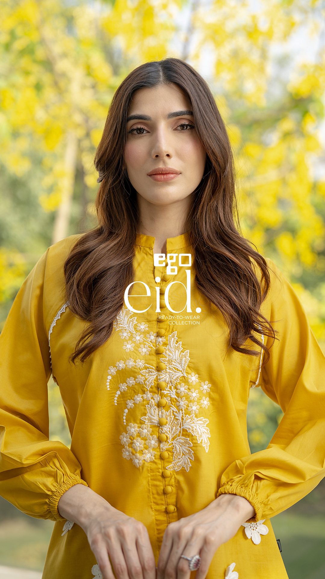 Instagram post by @alizehali9 for EGO. Caption reads: [...] summers to eid all got sorted at @wear.ego....