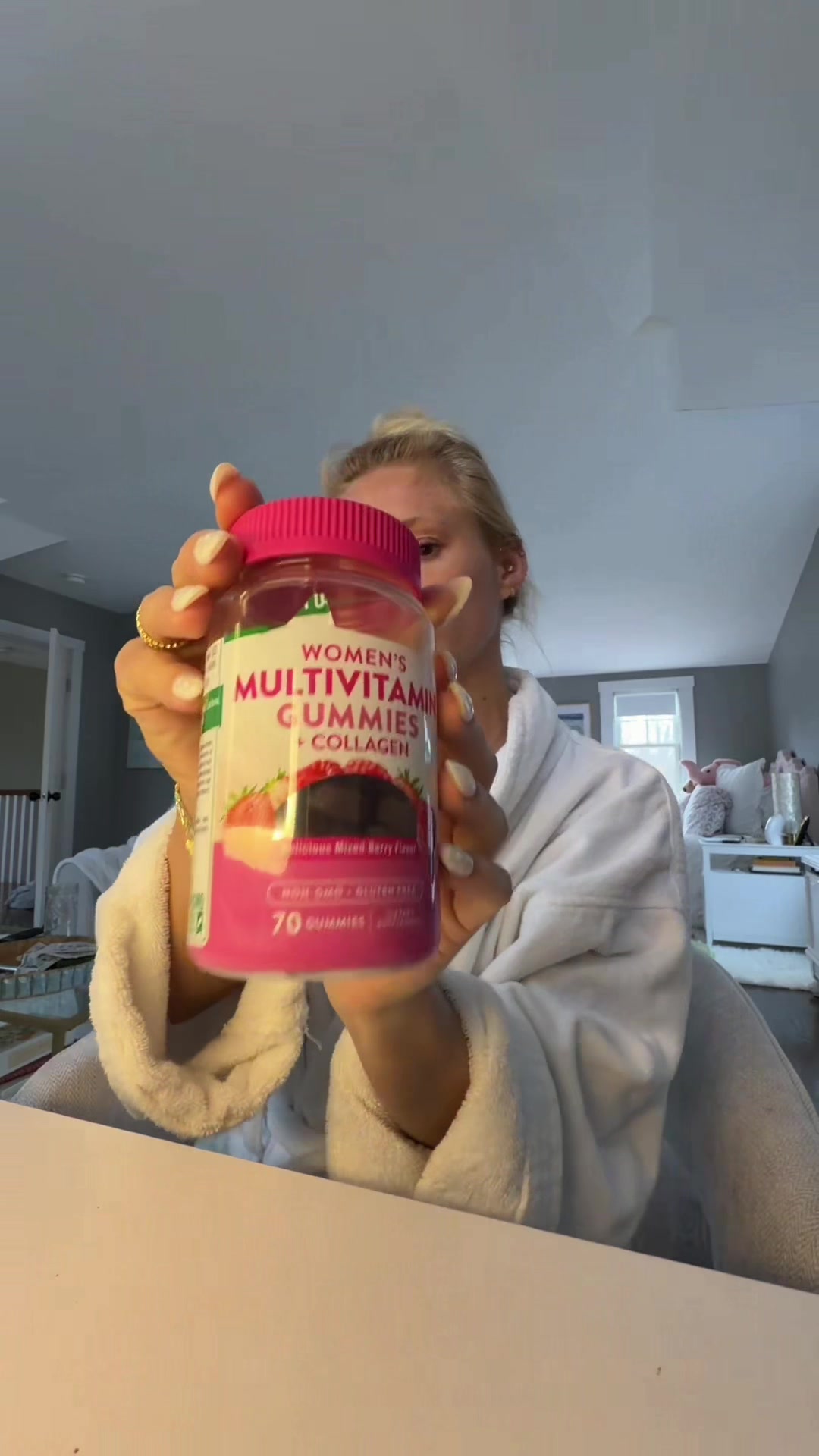 TikTok post by @mackkosborne for Nature's Truth. Caption reads: Most important part of my morning routine!....