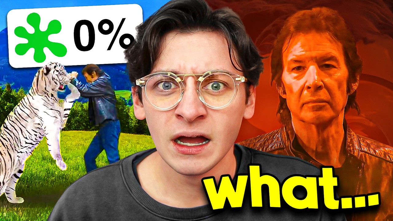 YouTube post by @andykingyt for Cool Shirtz. Caption reads: America’s Most Bizarre Filmmaker Strikes Again.